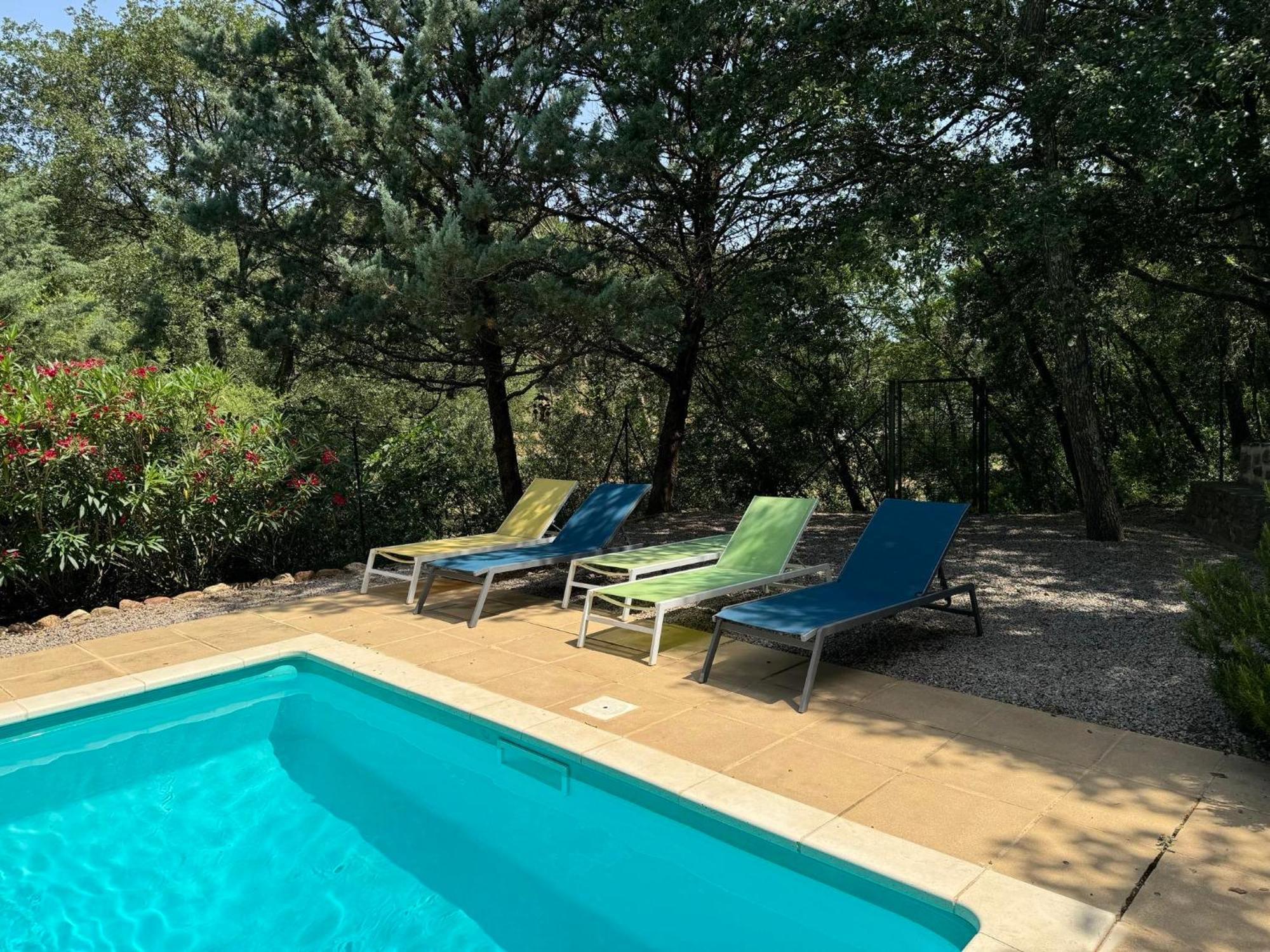 Maison Avec Piscine Chauffee Entre Mer Et Montagne Montauriol  Zewnętrze zdjęcie